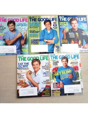 Dr. Oz The Good Life Magazine Lot of 5 2015 Volume 2 Issues 1-5 Health Wellness